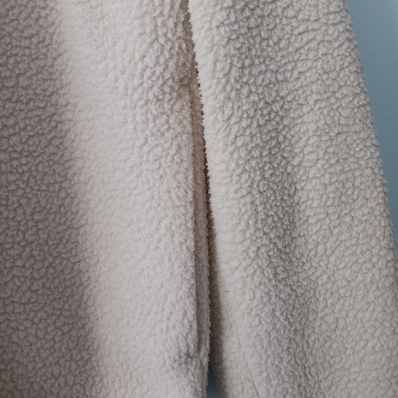 Faherty Cobble Hill Sherpa Fleece 1/4 Zip Popover Quilted Panel Sun XS - Picture 5 of 9